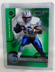 Barry Sanders [Infinity Green] #65 Football Cards 2001 Quantum Leaf Prices