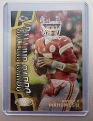Patrick Mahomes II [Gold] #CALL-8 Football Cards 2023 Panini Certified Calling Prices