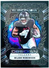 Bijan Robinson #11 Football Cards 2023 Panini Obsidian Supernova Prices