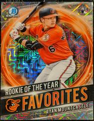 Ryan Mountcastle [Mega Box Mojo] Baseball Cards 2021 Bowman Chrome Rookie of the Year Favorites Prices