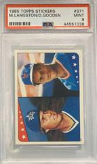 Dwight Gooden, Mark Langston #371 Baseball Cards 1985 Topps Stickers Prices