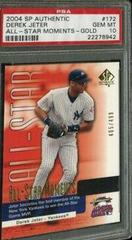 Derek Jeter #172 Baseball Cards 2004 SP Authentic Prices