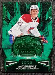 Kaiden Guhle [Green] Hockey Cards 2022 SPx Finite Rookies Prices