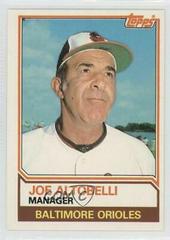 Joe Altobelli Baseball Cards 1983 Topps Traded Prices