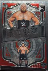 Brock Lesnar [Red] #11 Wrestling Cards 2023 Donruss Elite WWE Elite Deck Prices