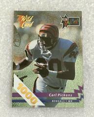 Carl Pickens [1000 Stripe] #SS-12 Football Cards 1992 Wild Card Stat Smashers Prices