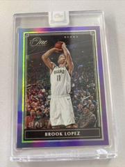 Brook Lopez [Purple] #31 Basketball Cards 2019 Panini One and One Prices