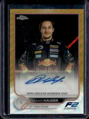 Dennis Hauger [Gold Wave] #CAC-DH Racing Cards 2022 Topps Chrome Formula 1 Autographs Prices