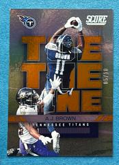 A. J. Brown [First Down] #TL-AB Football Cards 2022 Panini Score Toe the Line Prices