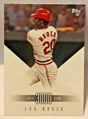 Lou Brock Baseball Cards 2017 Topps on Demand 3,000 Hit Club Prices