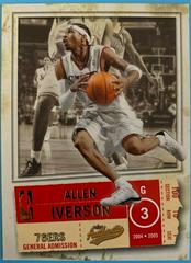 Allen Iverson #1 Basketball Cards 2004 Fleer Authentix Prices