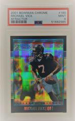 Michael Vick [Xfractor] #180 Football Cards 2001 Bowman Chrome Prices