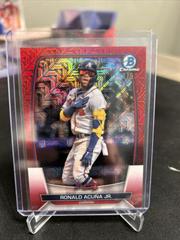 Ronald Acuna Jr. [Mega Box Mojo Red] #92 Baseball Cards 2023 Bowman Prices
