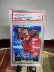 Caden Clark [Red] Soccer Cards 2022 Finest MLS Prized Footballers Prices
