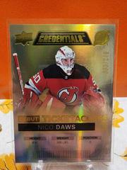 Nico Daws [Yellow] #105 Hockey Cards 2021 Upper Deck Credentials Prices