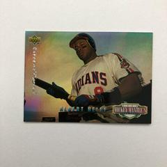 Albert Belle [Electric Diamond] #MM2 Baseball Cards 1994 Upper Deck Mickey Mantle Long Shots Prices