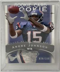 Andre Johnson Football Cards 2003 Upper Deck Sweet Spot Prices