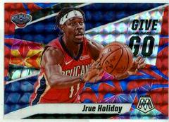 Jrue Holiday [Reactive Blue] #5 Basketball Cards 2019 Panini Mosaic Give and Go Prices