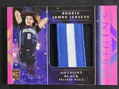 Anthony Black [Pink] #33 Basketball Cards 2023 Panini Origins Rookie Jumbo Jersey Prices