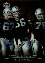 Raiders Offensive Line Football Cards 1996 Upper Deck Silver Prices