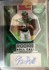 Breece Hall [Green] #RCS-BH Football Cards 2022 Panini Certified Rookie Roll Call Signatures Prices