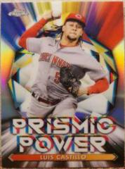 Luis Castillo #PP-14 Baseball Cards 2021 Topps Chrome Prismic Power Prices