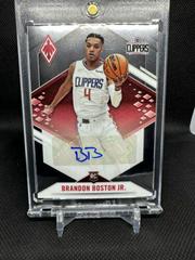 Brandon Boston Jr. Basketball Cards 2021 Panini Chronicles Phoenix Rookie Autographs Prices