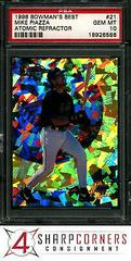 Mike Piazza [Atomic Refractor] #21 Baseball Cards 1998 Bowman's Best Prices