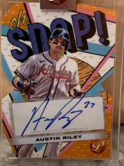 Austin Riley [Orange] Baseball Cards 2023 Topps Pristine Oh Snap Autographs Prices