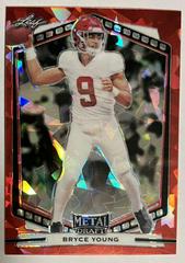 Bryce Young [Prismatic Red] #B-BY1 Football Cards 2022 Leaf Metal Draft Prices