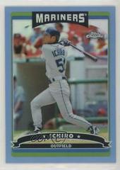Ichiro [Blue Refractor] #136 Baseball Cards 2006 Topps Chrome Prices