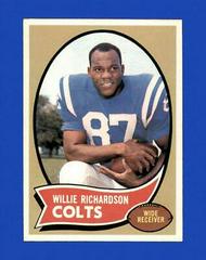Willie Richardson Football Cards 1970 Topps Prices
