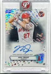 Mike Trout [Black] #PA-MT Baseball Cards 2023 Topps Pristine Autographs Prices