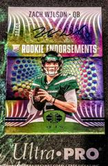 Zach Wilson #RE-2 Football Cards 2021 Panini Illusions Rookie Endorsements Autographs Prices