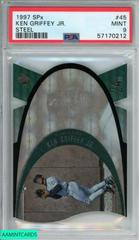 Ken Griffey Jr. [Steel] #45 Baseball Cards 1997 Spx Prices