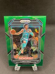 Lamelo Ball [Green] #10 Basketball Cards 2022 Panini Prizm Monopoly Prices