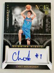 Chet Holmgren [Patch Autograph Gold] #379 Basketball Cards 2022 Panini Noir Prices