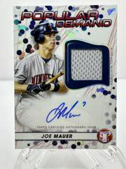Joe Mauer Baseball Cards 2023 Topps Pristine Popular Demand Autograph Relic Prices