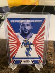 Aaron Donald [Red] Football Cards 2021 Panini Score Game Face Prices