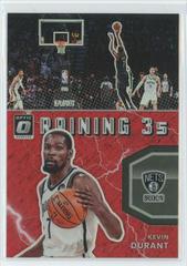 Kevin Durant [Red] Basketball Cards 2021 Panini Donruss Optic Raining 3s Prices