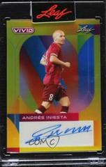 Andres Iniesta Soccer Cards 2022 Leaf Vivid Autographs Prices