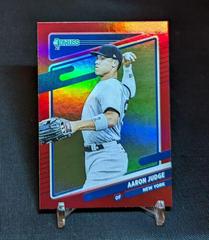 Aaron Judge [SP Variation Holo Red] #182 Baseball Cards 2021 Panini Donruss Prices