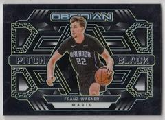 Franz Wagner [Yellow] Basketball Cards 2021 Panini Obsidian Pitch Black Prices
