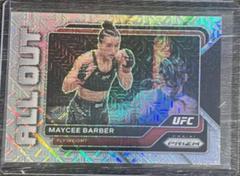 Maycee Barber [Mojo] #25 Ufc Cards 2023 Panini Prizm UFC All Out Prices