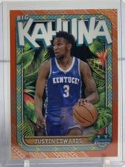 Justin Edwards [Orange] #BK-6 Basketball Cards 2023 Bowman Chrome University The Big Kahuna Prices