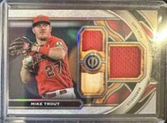 Mike Trout [Purple] #TR-MT Baseball Cards 2023 Topps Tribute Triple Relics Prices