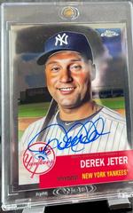Derek Jeter [Refractor] #CPA-DJ Baseball Cards 2022 Topps Chrome Platinum Anniversary Autographs Prices
