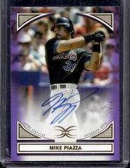 Mike Piazza [Purple] #DIA-MP Baseball Cards 2022 Topps Definitive Defining Images Autograph Collection Prices