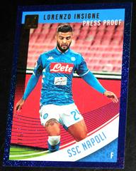 Lorenzo Insigne [Press Proof Blue] #72 Soccer Cards 2018 Panini Donruss Prices