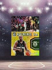 Khris Middleton [Gold] Basketball Cards 2021 Panini Donruss Optic Raining 3s Prices